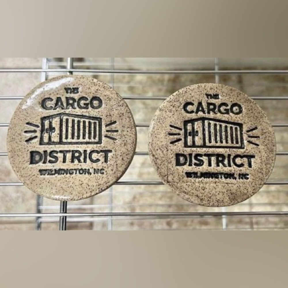(2) - Cargo District Drink Coasters - $10 each
